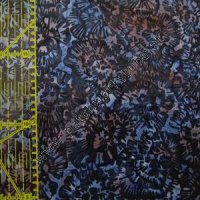 (Bild für) Bali Batik: Dunkelblau-Braun